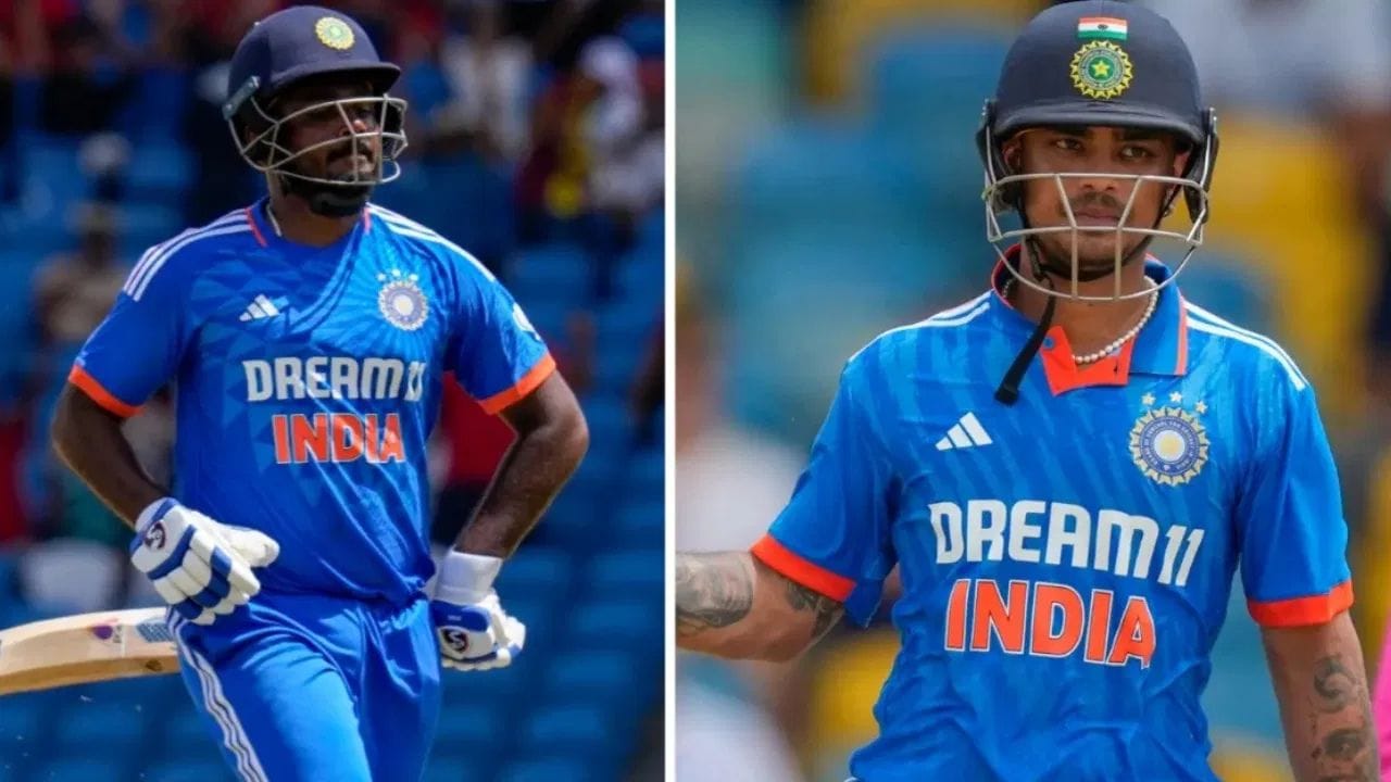 જો ઈશાનની ઈજા ગંભીર હશે તો ટીમ ઈન્ડિયાને ઓપનિંગમાં સમસ્યા થશે. બીમાર અભિષેક શર્માના રમવાની શક્યતા ઓછી છે. એવામાં સંજુ સાથે કોણ ઓપન કરશે એ સમસ્યા છે. (PC: PTI/X)