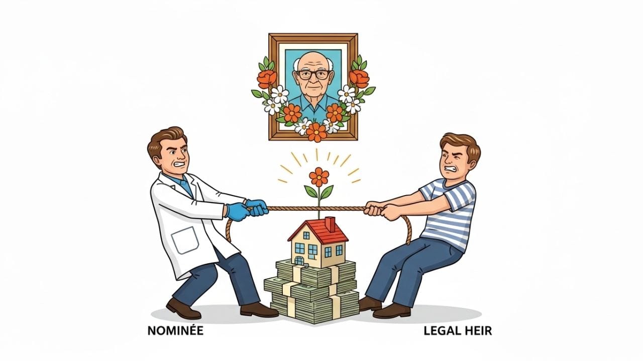 કાનૂની વારસદાર એવા લોકો છે કે, જેમને કાયદા મુજબ તમારી મિલકત પર અધિકાર મળે છે. આ અધિકાર તમારી વસિયત (Will) દ્વારા નક્કી થાય છે. જો વસિયત ન હોય, તો પર્સનલ લો (Personal Law) ના આધારે નક્કી કરવામાં આવે છે. સામાન્ય રીતે તેમાં પતિ કે પત્ની, બાળકો અને માતા-પિતાનો સમાવેશ થાય છે. અલગ-અલગ ધર્મોમાં ઉત્તરાધિકારના નિયમો અલગ-અલગ હોય છે પરંતુ મૂળ સિદ્ધાંત મુજબ, કાયદો નક્કી કરે છે કે અસલી હકદાર કોણ છે.