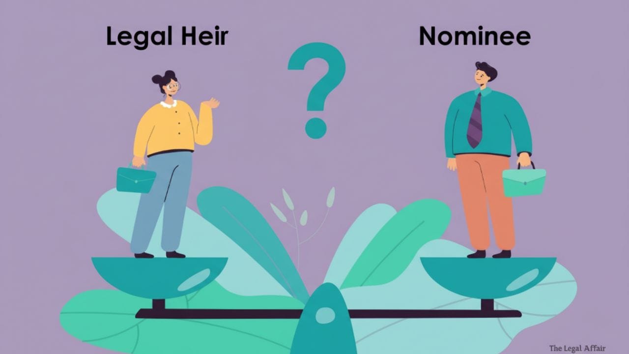 ઘણીવાર લોકો જ્યારે બેંક એકાઉન્ટ ખોલાવે, ઈન્શ્યોરન્સ પોલિસી લે અથવા મ્યુચ્યુઅલ ફંડ કે શેરમાં રોકાણ કરે ત્યારે 'નોમિની' (વારસદાર) નું નામ નોંધાવતા હોય છે. ત્યારબાદ તેઓ એવું માની લે છે કે, તેમના મૃત્યુ પછી એ વ્યક્તિ જ તે પૈસા કે મિલકતનો સાચો માલિક બની જશે.