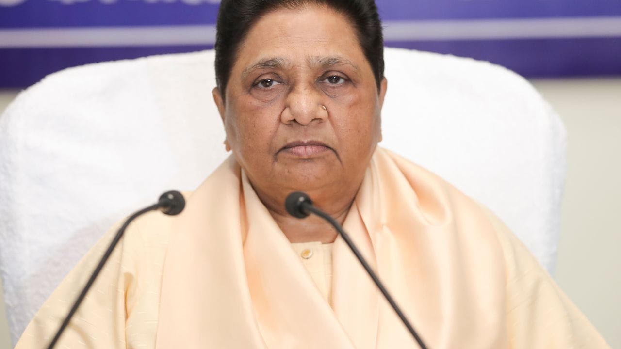 માયાવતીએ 1975માં દિલ્હી યુનિવર્સિટીની કાલિંદી કોલેજમાંથી બી.એ.નો અભ્યાસ કર્યો અને 1983માં દિલ્હી યુનિવર્સિટીની પ્રતિષ્ઠિત કાયદા ફેકલ્ટીમાંથી એલ.એલ.બી.ની ડિગ્રી મેળવી. તેમણે 1976 માં ગાઝિયાબાદ સ્થિત મેરઠ યુનિવર્સિટીની વીએમએલજી કોલેજમાંથી બી.એ. પૂર્ણ કર્યું છે. 