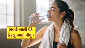 સવારે ખાલી પેટે કેટલું પાણી પીવું જોઈએ?