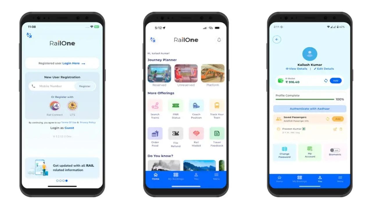 આ રીતે જનરલ ટિકિટ બુક થશે : RailOne એપથી જનરલ ટિકિટ મેળવવી હવે ઘણી સરળ બનશે. આખી પ્રક્રિયાને સ્ટેપ બાય સ્ટેપ સમજો. સૌપ્રથમ, એપ ખોલો અને Journey Planner પર જાઓ. "Unreserved" (સામાન્ય ટિકિટ) વિકલ્પ પસંદ કરો. From Stationથી તમારું શરૂઆતનું સ્ટેશન અને To Station સ્ટેશન દાખલ કરો. જો તમે ઉતાવળમાં હોવ, તો GPS ચાલુ કરો; એપ આપમેળે તમારું સ્થાન શોધી કાઢશે. આ પછી, ટ્રેનનો પ્રકાર પસંદ કરો: Mail, Express અથવા Superfast, જે પણ તમારા રૂટ પર હોય. પછીથી કોઈપણ ભૂલો ટાળવા માટે બધી વિગતો કાળજીપૂર્વક તપાસો. પછી ચુકવણી કરો. એકવાર વ્યવહાર પૂર્ણ થઈ જાય, પછી ટિકિટ સીધી "My Tickets" વિભાગમાં દેખાશે. ત્યાંથી તમે ટિકિટ જોઈ શકો છો અથવા જરૂર પડ્યે PDF ડાઉનલોડ કરી શકો છો.