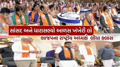 ભાજપના રાષ્ટ્રીય અધ્યક્ષ નીતિન નબીન ગુજરાત પ્રવાસે, સાંસદ અને ધારાસભ્યોના લીધા ક્લાસ, જુઓ Video