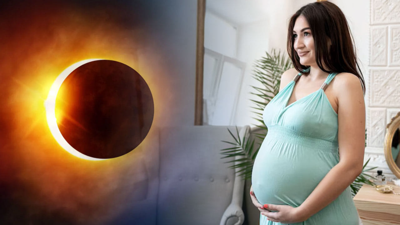 ગર્ભવતી મહિલાઓ માટે સલાહ : પરંપરા મુજબ ગ્રહણ દરમિયાન બહાર ન નીકળવું અને ધારદાર વસ્તુઓનો ઉપયોગ ટાળવો સૂચવાય છે.