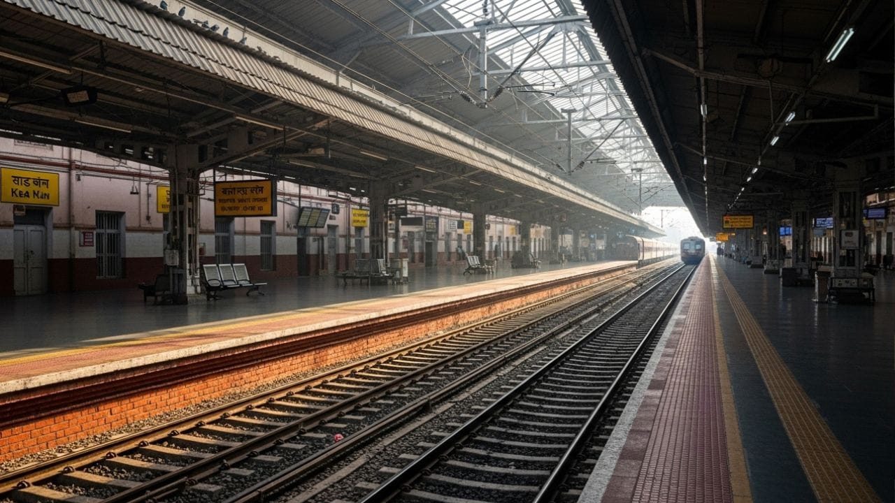 ભારતીય રેલવેના વિશાળ નેટવર્કમાં એક એવું અનોખું સ્ટેશન પણ અસ્તિત્વ ધરાવે છે, જે માત્ર નકશા પર દેખાય છે પરંતુ મુસાફરો માટે તેનો કોઈ ઉપયોગ નથી. આ સ્ટેશનની સૌથી મોટી વિમાસણ એ છે કે અહીં પ્લેટફોર્મ અને રેલવેના પાટા હોવા છતાં, કોઈપણ પેસેન્જર ટ્રેન ઉભી રહેતી નથી. ( Credits: AI Generated )