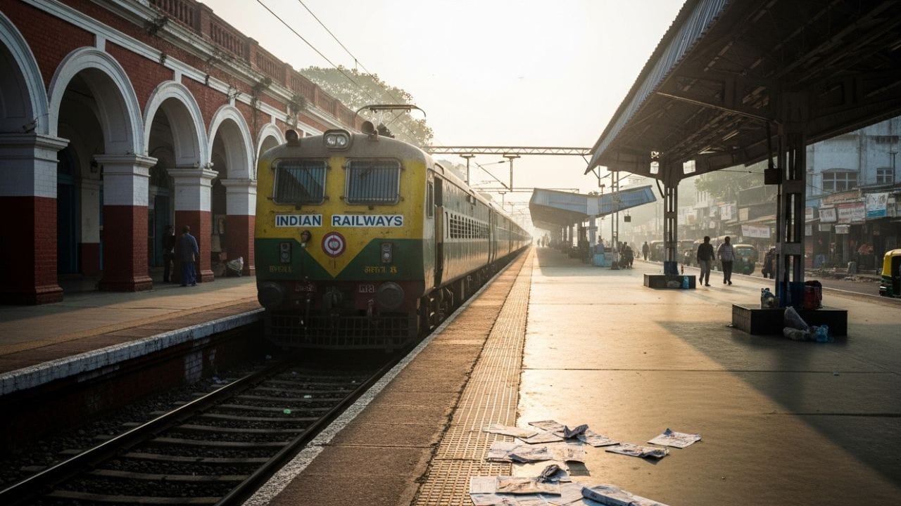 પશ્ચિમ બંગાળના માલદા જિલ્લામાં, ભારત અને બાંગ્લાદેશની સરહદ પર સ્થિત સિંઘબાદ રેલવે સ્ટેશન ભારતીય રેલવેના નકશા પર એક અત્યંત વિશિષ્ટ અને વ્યૂહાત્મક સ્થાન ધરાવે છે. આ સ્ટેશનની સૌથી મોટી લાક્ષણિકતા એ છે કે અહીં પ્લેટફોર્મ હોવા છતાં, સામાન્ય જનતા માટે કોઈ પણ પેસેન્જર ટ્રેનનો ઉભી રહેતી નથી ( Credits: AI Generated )