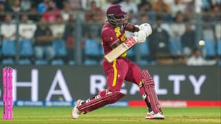 T20 WC Breaking : રોવમેન પોવેલનો પાવરફૂલ શોટ, 106 મીટરના ગગનચુંબી સિક્સરે મચાવી હલચલ