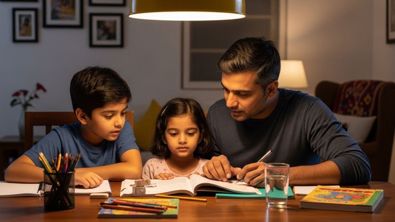 પ્રશંસા: નકારાત્મક પ્રતિક્રિયાઓ અથવા ઠપકો બાળકોને તેમના અભ્યાસમાંથી વિચલિત કરી શકે છે. તેથી દરેક નાના પ્રયાસની પ્રશંસા કરો. જેમ કે, "તમે આજે 5 પ્રશ્નો યોગ્ય રીતે ઉકેલ્યા, ખૂબ જ સરસ." આ બાળકને પ્રેરણા આપે છે અને તેમને પ્રગતિ માટે પ્રયત્ન કરવા માટે પ્રોત્સાહિત કરે છે. તમે ક્યારેક ક્યારેક તેમના પ્રદર્શન માટે અથવા સારા પરીક્ષા સ્કોર્સ માટે તેમને ભેટ પણ આપી શકો છો.