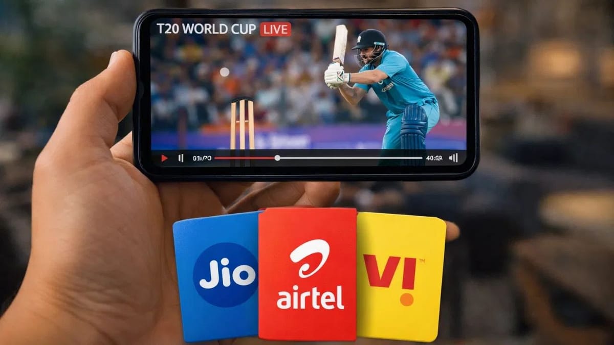 T20 World Cup Breaking : Jio-Airtel યુઝર્સ મફતમાં T20 વર્લ્ડ કપ જોઈ શકશે, જાણો કેવી રીતે
