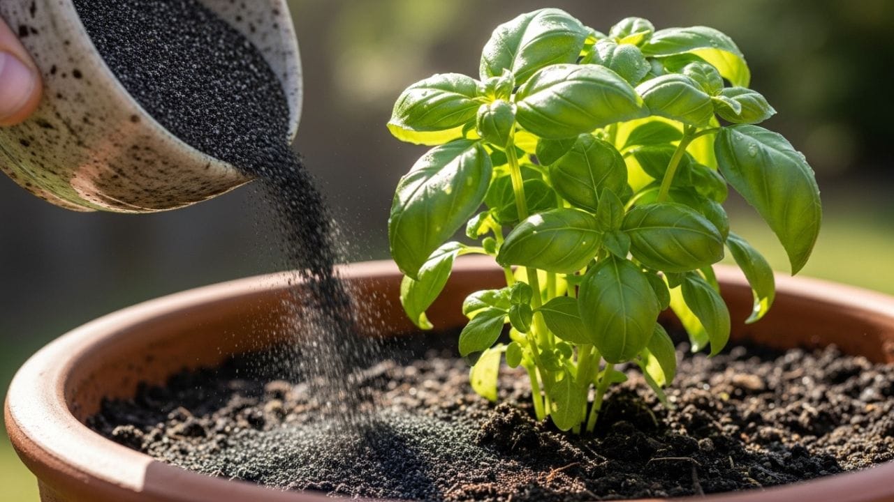 લાકડાની રાખ:  શિયાળામાં જ્યારે ઝાકળ અને ઠંડી વધે ત્યારે તુલસીને સૌથી વધુ નુકસાન થાય છે. આ સમયે 'લાકડાની રાખ' જાદુઈ અસર કરે છે. રાખમાં પોટેશિયમ ભરપૂર હોય છે, જે છોડની રોગપ્રતિકારક શક્તિ વધારે છે. રાખનો મર્યાદિત ઉપયોગ માટીની ગુણવત્તા સુધારે છે અને ઠંડીના દિવસોમાં છોડને હૂંફ આપી પાંદડા ખરતા અટકાવે છે.
