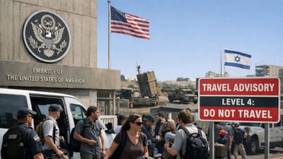 Breaking News : દેશ છોડી દો... ઇઝરાયલમાં અમેરિકી દૂતાવાસ સ્ટાફને દેશ છોડવાની મંજૂરી, ઈરાન સાથે વધતા તણાવ વચ્ચે US થી આવ્યો મેઇલ