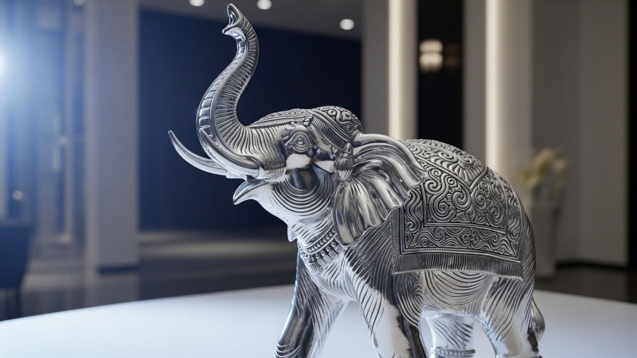 જો તમને લાગે છે કે ઘરની ગોઠવણી અથવા ઊર્જા સંતુલનને લઈને કેટલીક અડચણો અનુભવાઈ રહી છે, તો વાસ્તુ માન્યતાઓ અનુસાર યોગ્ય સામગ્રીમાંથી બનેલી હાથીની પ્રતિમા સ્થાપિત કરવી એક પ્રતિકાત્મક ઉપાય માનવામાં આવે છે. કહેવાય છે કે આવી પ્રતિમા સકારાત્મકતા અને સ્થિરતાનું પ્રતિક બની શકે છે, જેનાથી માનસિક વિશ્વાસ વધે અને કામોમાં આવતી અડચણો ઘટાડવામાં મદદ મળે. જોકે, તેને વિશ્વાસ અને પ્રેરણાત્મક ઉપાય તરીકે જોવો વધુ યોગ્ય છે. ( નોંધ :ટીવી9 કોઈ પણ પ્રકારે અંધશ્રદ્ધાને પ્રોત્સાહન આપતુ નથી. આ અહેવાલ માત્ર ધાર્મિક માન્યતા અને લોકોમાં પ્રચલિત માન્યતા, રીત રિવાજને આધારે રજૂ કરવામાં આવેલ છે. ) ( Credits: AI Generated )