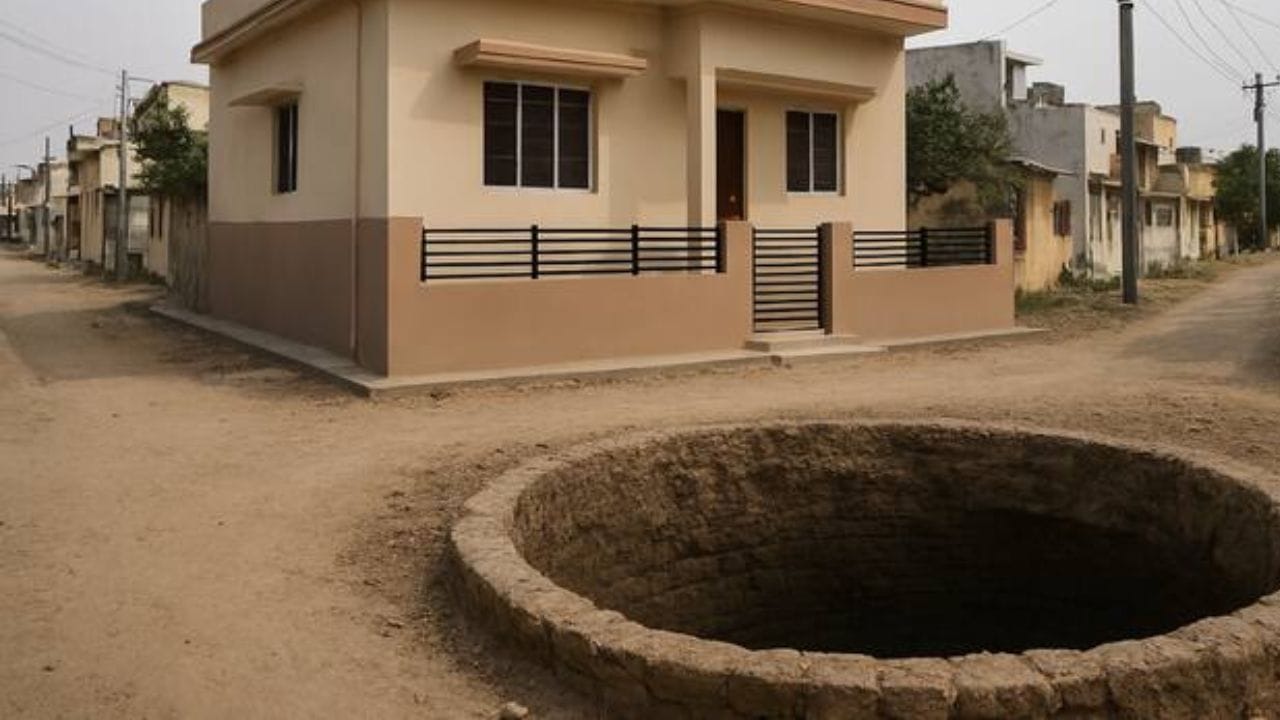 વાસ્તુશાસ્ત્ર અનુસાર ઘરની નજીક મોટો ખાડો કે કૂવો હોવાથી આર્થિક નુકસાન થઈ શકે છે. તેથી આવી જગ્યા પસંદ કરતા પહેલા, ખાતરી કરો કે તમે આસપાસના વાતાવરણનું મૂલ્યાંકન કરો.