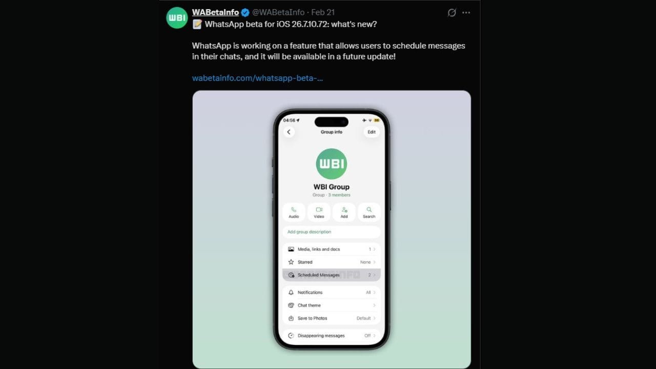 જોકે ખાસ નોંધનીય બાબત એ છે કે આ સુવિધા હજી બીટા ટેસ્ટર્સ માટે પણ ઉપલબ્ધ કરવામાં આવી નથી. સામાન્ય યુઝર્સ સુધી આ ફીચર પહોંચતા હજી થોડો સમય લાગશે, કારણ કે હાલમાં તેનું આંતરિક પરીક્ષણ ચાલી રહ્યું છે.
