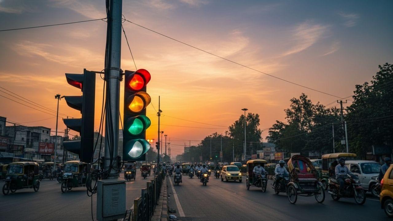 વિચાર સાંભળવામાં આકર્ષક છે, પરંતુ ભારત જેવા દેશમાં તેને અમલમાં મૂકવો સરળ નથી. આ માટે ઘણા મોટા પડકારો સામે આવી શકે છે. દેશના દરેક સિગ્નલ પર ટ્રાફિક લાઇટને આધુનિક અને સ્માર્ટ બનાવવી બહુ ખર્ચાળ પ્રક્રિયા થશે. ઉપરાંત, ભારતીય ડ્રાઇવરોને નવા ટ્રાફિક નિયમો સમજવા અને તેને અપનાવવામાં સમય લાગશે. “આગળના વાહનને અનુસરો” જેવા નિયમથી ગેરસમજ પણ થઈ શકે છે, કારણ કે ઘણા લોકો પહેલેથી જ પીળી લાઇટ જોઈને ઝડપ વધારવાનો પ્રયાસ કરે છે. સાથે સાથે, અલગ-અલગ કંપનીઓની સ્વ-ડ્રાઇવિંગ કારો ટ્રાફિક સિગ્નલ સાથે એકસરખી ટેકનિકલ ભાષા અને પ્રોટોકોલમાં વાતચીત કરે તે સુનિશ્ચિત કરવું પણ એક મોટો ટેકનિકલ પડકાર રહેશે. ( નોંધ: અહીં આપવામાં આવેલી માહિતી પબ્લિક ડોમેન પરથી લેવામાં આવી છે, જે ફક્ત તમારી જાણકારી માટે છે.) ( Credits: AI Generated )