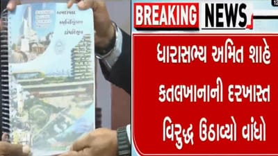 અમદાવાદના કતલખાના મુદ્દે ભાજપ-કોંગ્રેસના MLA સામ સામે, જુઓ વીડિયો