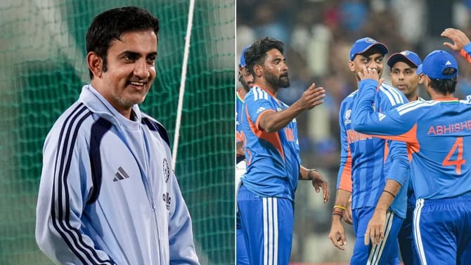 ગંભીરની કાર આગળ, ટીમ પાછળ... ડિનર પાર્ટીનો વીડિયો સામે આવ્યો