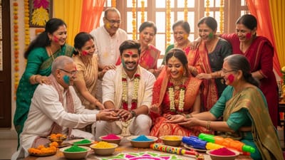 નવી પરણેલી કન્યાએ લગ્ન પછીની પહેલી હોળી સાસરીમાં કેમ ન મનાવવી જોઈએ? જાણો તેની પાછળનું ધાર્મિક અને સામાજિક કારણ