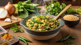 ખીચડી પણ આવી ટેસ્ટી? આ હરિયાળી મટર ખીચડી જરૂર બનાવો