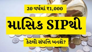 SIP Calculator: 20 વર્ષ સુધી દર મહીને કરો માત્ર ₹1,000ની SIP, લાખો રુપિયા બની જશે