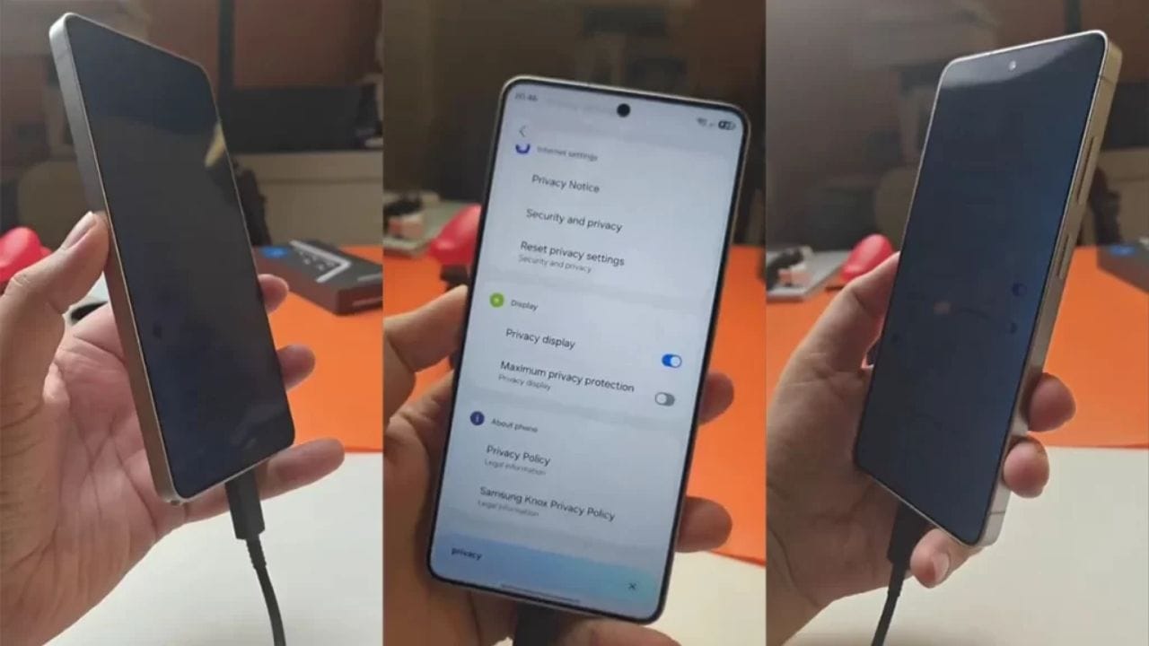 એકવાર પ્રાઈવસી મોડ એક્ટિવ થઈ જાય, પછી ગેલેક્સી S26 અલ્ટ્રા સ્ક્રીનને બાજુના ખૂણાથી અથવા ઉપરથી જોવાનું મુશ્કેલ બની જાય છે. કંપનીએ ગેલેક્સી અનપેક્ડ ઇવેન્ટ દરમિયાન આ સુવિધા રજૂ કરી હતી અને સમજાવ્યું હતું કે તે ડિસ્પ્લે લાઇટના પ્રોજેક્શનને બદલી નાખે છે, જેનાથી નજીકમાં બેઠેલા લોકો સ્ક્રીન પરની સામગ્રી જોઈ શકતા નથી અને ફક્ત કાળો ડિસ્પ્લે જોઈ શકતા નથી.
