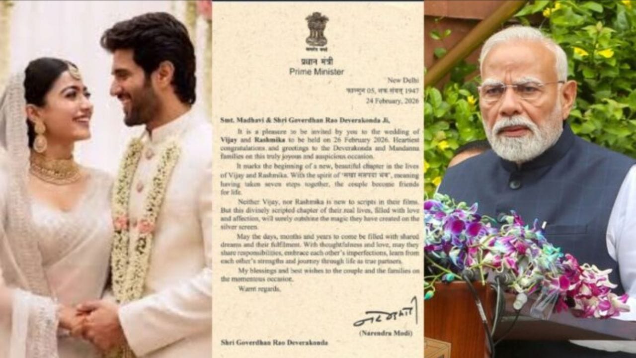 વિજય દેવેરાકોંડા અને રશ્મિકાએ પણ પ્રધાનમંત્રી નરેન્દ્ર મોદીને તેમના લગ્નનું આમંત્રણ મોકલ્યું છે. આ દરમિયાન, પ્રધાનમંત્રીએ આ દંપતીને શુભકામનાઓ પાઠવી છે. તેમણે વિજયના માતાપિતાને પત્ર લખીને આશીર્વાદ આપ્યા છે. તેમના લગ્નનું નામ "ધ વેડિંગ ઓફ વિરોશ" રાખવામાં આવ્યું છે, જે તેમના પહેલા નામોનું સંયોજન છે. જોકે, ચાહકો પહેલા લગ્નના ફોટાની રાહ જોઈ રહ્યા છે.