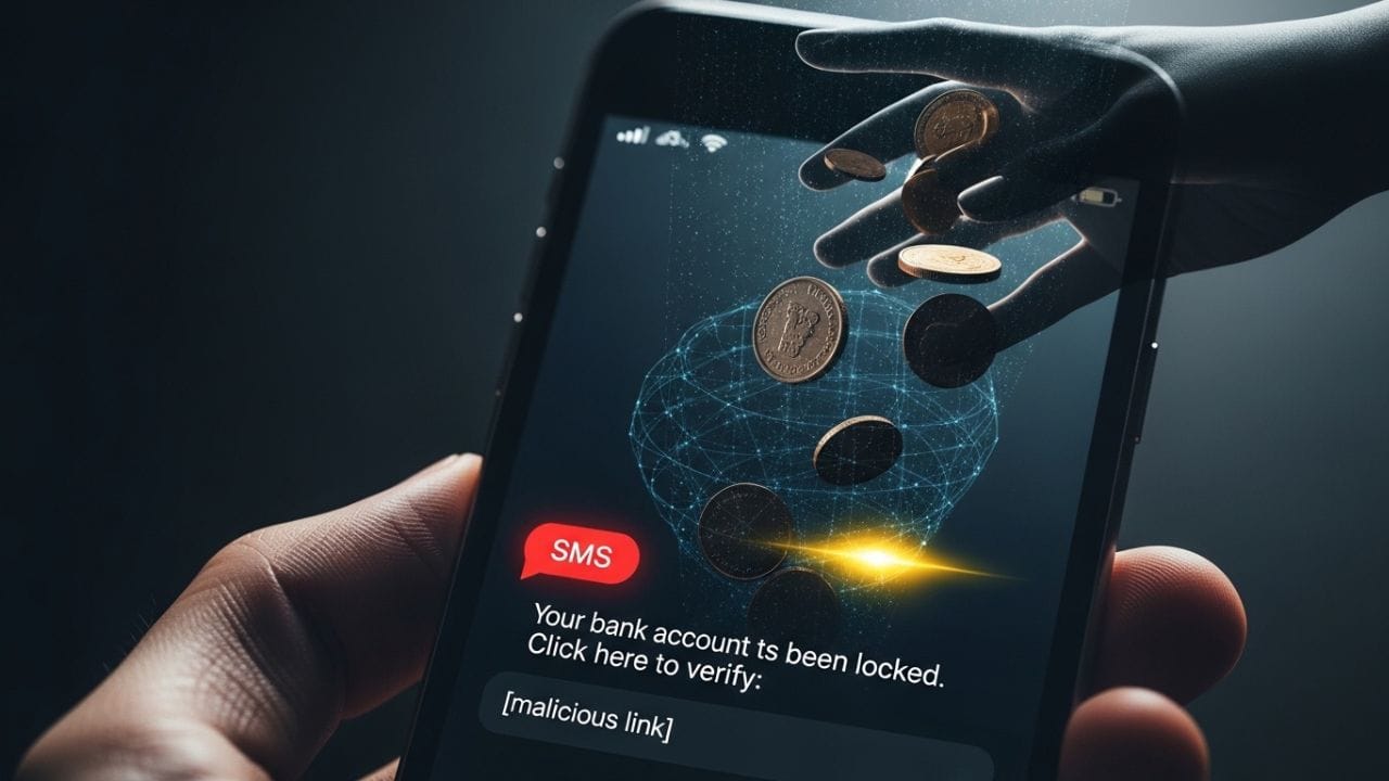 આવા સંદેશાઓ લોકોમાં ડર કે લાલચ ઊભી કરવા માટે બનાવવામાં આવે છે. જ્યારે કોઈ વ્યક્તિ તેમાં આપેલી લિંક ખોલે છે, ત્યારે તેની પાસે OTP, પાસવર્ડ અથવા બેંક સંબંધિત માહિતી માંગવામાં આવે છે. આવી એક નાની ભૂલ પણ થોડા જ મિનિટોમાં પૈસાનું મોટુ નુકસાન કરાવી શકે છે. ( Credits: AI Generated )