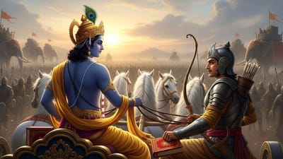 પરિણામના ડરથી મુક્તિ અને કર્મ પર એકાગ્રતા: જીવનમાં સફળતા મેળવવા માટેનો સૌથી મોટો મંત્ર ‘કર્મ યોગ’ છે. કૃષ્ણ કહે છે કે,   "કર્મણ્યેવાધિકારસ્તે મા ફલેષુ કદાચન" | "મા કર્મફલહેતુર્ભૂર્મા તે સંગોડસ્ત્વકર્મણિ "  આજનો યુગ ટાર્ગેટ અને ડેડલાઇનનો છે. આપણે કામ પૂરું થાય તે પહેલાં જ તેના પરિણામ કે નફા-નુકસાનનો વિચાર કરીને તણાવમાં આવી જઈએ છીએ. કૃષ્ણ સમજાવે છે કે તમારો અધિકાર માત્ર ‘કર્મ’ પર છે, તેના ‘ફળ’ પર નહીં. જ્યારે તમે રિઝલ્ટની ચિંતા છોડીને પૂરી ઉર્જા પ્રોસેસમાં લગાવો છો, ત્યારે કામની ક્વોલિટી શ્રેષ્ઠ બને છે અને સફળતા આપોઆપ મળે છે.