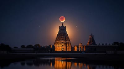 તારીખ 3 માર્ચ, 2026. આકાશમાં ચંદ્ર ધીરે ધીરે કાળો પડી રહ્યો છે. વર્ષનું પ્રથમ ભયાનક પૂર્ણ ચંદ્રગ્રહણ પૃથ્વીને પોતાની લપેટમાં લઈ રહ્યું છે. ભારતભરના હજારો વર્ષ જૂના મંદિરોમાં સન્નાટો છવાઈ ગયો છે, ગર્ભગૃહોના દ્વાર પર મસમોટા તાળા લટકી રહ્યા છે... પણ મધ્યપ્રદેશના ખંડવામાં એક એવી જગ્યા છે જ્યાં સમય થંભી ગયો હોય તેવું લાગે છે.