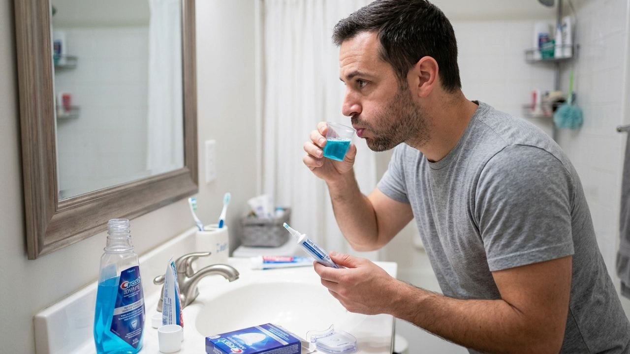 ડોક્ટરની સલાહ: ક્યારે કરવો ઉપયોગ? : નિષ્ણાતોના મતે, માઉથવોશ અને વ્હાઇટનિંગ પ્રોડક્ટ્સ ખરાબ નથી, પરંતુ તેનો ઉપયોગ 'દવા' ની જેમ કરવો જોઈએ, 'આદત' ની જેમ નહીં. જો તમને પેઢાની બીમારી હોય કે ડોક્ટરે સૂચવ્યું હોય તો જ તેનો ઉપયોગ કરો. રોજિંદા જીવનમાં માત્ર બ્રશ અને ફ્લોસિંગ જ પૂરતું છે.