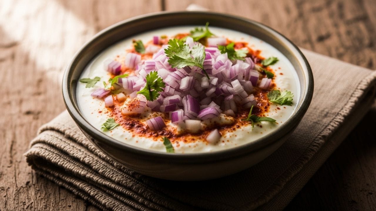 દહીં અને ડુંગળી શું ખરેખર નુકસાનકારક છે: આયુર્વેદ મુજબ ડુંગળીની તાસીર ગરમ હોય છે અને દહીંની ઠંડી હોય છે. આ બંનેને એકસાથે ખાવાથી શરીરમાં અસંતુલન પેદા થાય છે. આ મિશ્રણથી સ્કીન એલર્જી ખંજવાળ અને પાચનમાં ગરબડ થઈ શકે છે. જોકે આધુનિક વિજ્ઞાન માને છે કે જો તમને એલર્જી ન હોય તો આ કોમ્બિનેશન આંતરડાના સ્વાસ્થ્ય માટે સારું છે પણ આયુર્વેદમાં તેને ટાળવાની સલાહ અપાય છે.