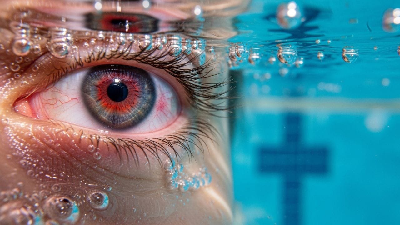 પૂલનું પાણી કેમ છે જોખમી?: સ્વિમિંગ પૂલને સાફ રાખવા માટે ક્લોરિન અને અન્ય કેમિકલ્સનો ઉપયોગ કરવામાં આવે છે. આ તત્વો કીટાણુઓને તો મારે છે પણ સાથે જ આંખોમાં રહેલા ભેજને શોષી લે છે જેનાથી આંખોમાં બળતરા ડ્રાયનેસ અને ક્યારેક ધૂંધળું દેખાવાની સમસ્યા થઈ શકે છે. જો પાણીનું પીએચ લેવલ યોગ્ય ન હોય તો કોર્નિયામાં ઈજા થવાનું જોખમ પણ વધી જાય છે.