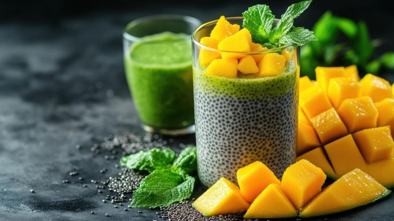 સવારના નાસ્તામાં ચિયા સીડ્સની સ્મૂધી એક ઉત્તમ વિકલ્પ છે. પહેલા ચિયા સીડ્સને પાણી કે દૂધમાં 15-20 મિનિટ માટે ભીંજવો. પછી કેળા, બેરીઝ જેવા ફળો અને દહીં સાથે બ્લેન્ડ કરો. તેમાં મીઠાશ માટે મધ અથવા ખજૂર ઉમેરો. છેલ્લે ભીંજવેલા ચિયા સીડ્સ ઉમેરો અને ઉપરથી નટ્સ નાખીને પીરસો. આ સ્મૂધી સ્વાદિષ્ટ અને પોષણયુક્ત બને છે.