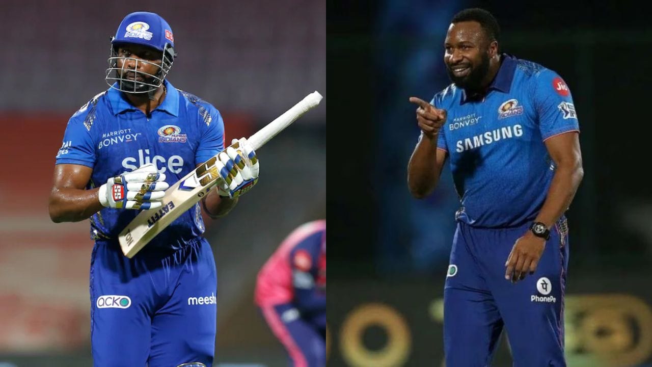 મુંબઈ ઇન્ડિયન્સ સાથે કિરોન પોલાર્ડની 13 સીઝનની IPL કારકિર્દીએ (2010–2022) તેને એક સુપ્રસિદ્ધ ઓલરાઉન્ડર તરીકે સ્થાપિત કર્યો છે. પાંચ વખત ચેમ્પિયન બનેલા આ ખેલાડીએ 189  મેચોમાં 3,412 રન (147.32ના સ્ટ્રાઈક રેટથી) 103 કેચ અને 69 વિકેટ ઝડપી છે. (Photo-X/IPL)