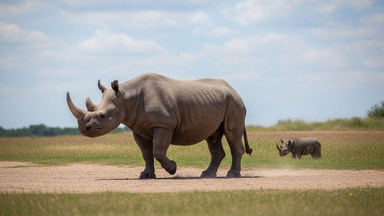 આ અનોખું દૂધ આપનાર બીજું કોઈ નહીં પણ અત્યંત દુર્લભ ગણાતો 'બ્લેક રાઈનોસેરોસ' (કાળો ગેંડો) છે, જે તેના શિંગડા અને કદાવર શરીર માટે વિશ્વભરમાં જાણીતો છે.
