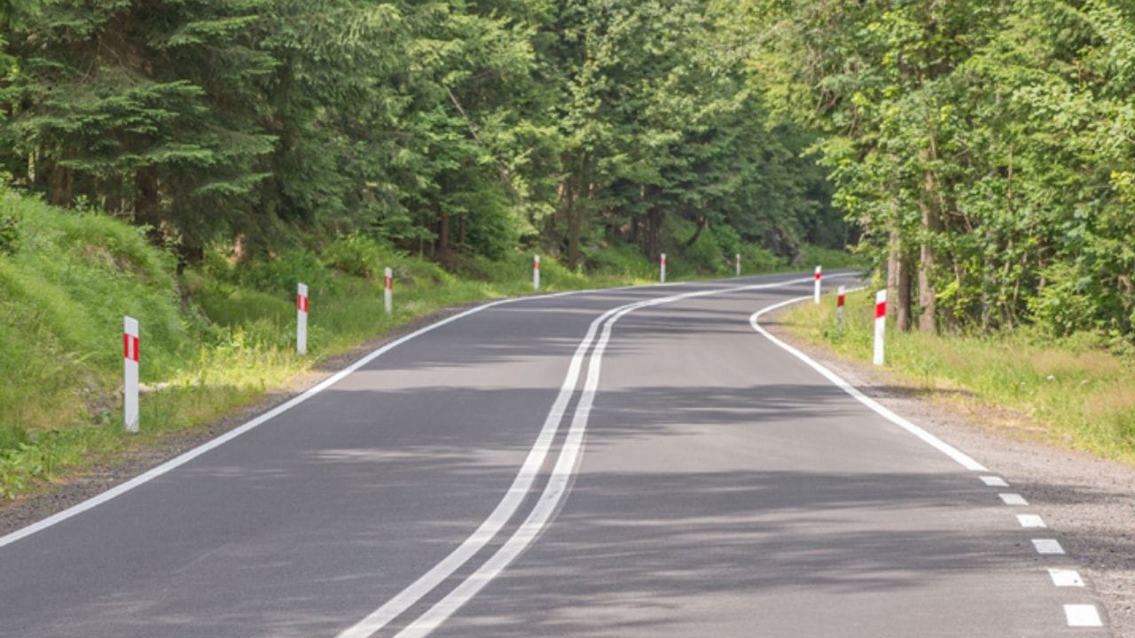 સફેદ સીધી (સોલીડ) રેખા : જ્યારે રસ્તા પર સફેદ સીધી રેખા હોય છે, ત્યારે તે સૂચવે છે કે તમારે તમારી લેનમાં રહેવું જોઈએ અને ઓવરટેક ન કરવું જોઈએ. આવી રેખાઓ ઘણીવાર એવા સ્થળોએ જોવા મળે છે જ્યાં ઓવરટેકિંગ કરવું જોખમી હોઈ શકે છે. જેમ કે વળાંક, પુલ અથવા ટ્રાફિક ઝોન. (ફોટો google)