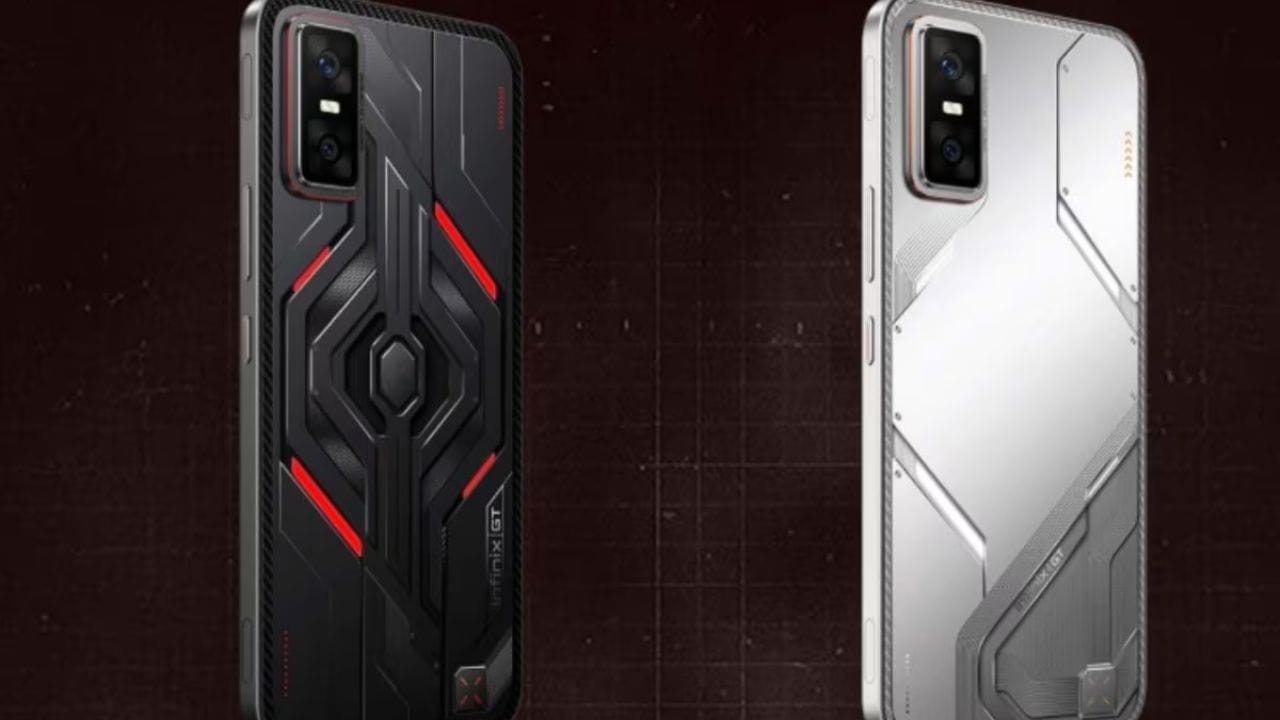 Infinix GT 30 Pro 5G: તેની સાયબરપંક મેચા ડિઝાઇન અને ડેડિકેટેડ ગેમિંગ ટ્રિગર્સ તેને પ્રો-ગેમર્સની પસંદ બનાવે છે. આ ફોન BGMI જેવી ગેમ્સમાં 120 FPS સુધી  સપોર્ટ કરે છે. (Photo-Infinix)