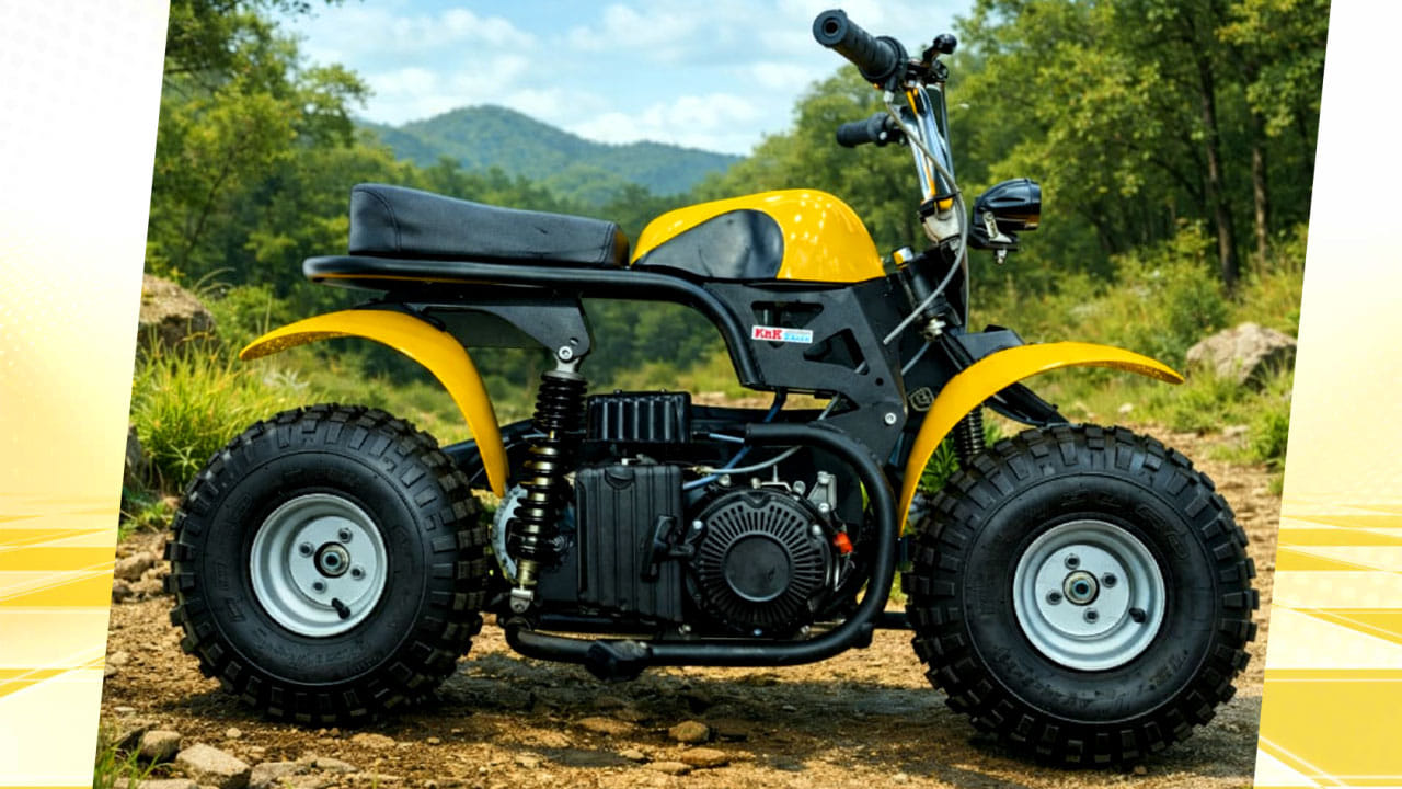 ઓફ-રોડિંગ માટે તૈયાર ડિઝાઇન :  આ મિની બાઈકનો ડિઝાઇન ઓફ-રોડિંગ ધ્યાનમાં રાખીને બનાવાયો છે. તેમાં ટ્યુબ્યુલર ચેસિસ, આગળ સિંગલ-સાઇડ ટ્રેલિંગ લિંક સસ્પેન્શન અને પાછળ મોનોશોક સસ્પેન્શન આપવામાં આવ્યું છે. સાથે જ તેમાં મોટા અને મજબૂત ઓફ-રોડ ટાયર આપવામાં આવ્યા છે, જે ખરાબ રસ્તાઓ પર સારી ગ્રિપ આપે છે. બ્રેકિંગ માટે બંને પૈડામાં મિકેનિકલ ડિસ્ક બ્રેક આપવામાં આવ્યા છે. આ હાઇડ્રોલિક નહીં પરંતુ કેબલ ઓપરેટેડ બ્રેક છે, જે સામાન્ય રીતે હાઇ-એન્ડ સાયકલમાં જોવા મળે છે. કંપની ગ્રાહકોને ફાઇનલ ડ્રાઇવ રેશિયો કસ્ટમાઇઝ કરવાની પણ સુવિધા આપે છે, જેથી વધુ ઝડપ અથવા વધુ એક્સેલરેશન માટે બાઈકને એડજસ્ટ કરી શકાય. આ રીતે KNK Mini Bike માત્ર એક બાઈક નહીં પરંતુ જૂના સમયમાંની મજા અને નવી ટેક્નોલોજીનું અનોખું સંયોજન છે, જે ખાસ કરીને એડવેન્ચર અને ઓફ-રોડિંગ પ્રેમીઓ માટે તૈયાર કરવામાં આવી છે.
