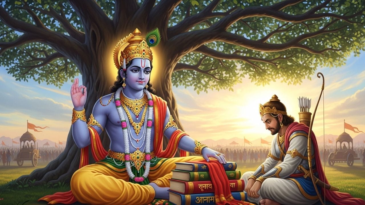 સુખ-દુઃખમાં સ્થિરતા (ઇમોશનલ ઇન્ટેલિજન્સ): સફળ લીડર એ છે જે મુશ્કેલ પરિસ્થિતિમાં પણ વિચલિત ન થાય. ગીતામાં કૃષ્ણ ‘સ્થિતપ્રજ્ઞ’ ના લક્ષણો જણાવતા કહે છે કે,   "દુઃખેષ્વનુદ્વિગ્નમનાઃ સુખેષુ વિગતસ્પૃહ" | "વીતરાગભયક્રોધઃ સ્થિતધીર્મુનિરુચ્યતે"  જિંદગી રોલર-કોસ્ટર જેવી છે, ક્યારેક અત્યંત સુખ તો ક્યારેક ગંભીર દુઃખ. ગીતા આપણને ઈમોશનલ બેલેન્સ શીખવે છે. જે વ્યક્તિ અતિશય સુખમાં છકી જતી નથી અને દુઃખમાં ભાંગી પડતી નથી, તેમજ જે ભય અને ક્રોધથી મુક્ત છે, તેની જ બુદ્ધિ સ્થિર રહે છે. આ સ્થિર બુદ્ધિ જ તમને સાચા નિર્ણયો લેવામાં મદદ કરે છે.