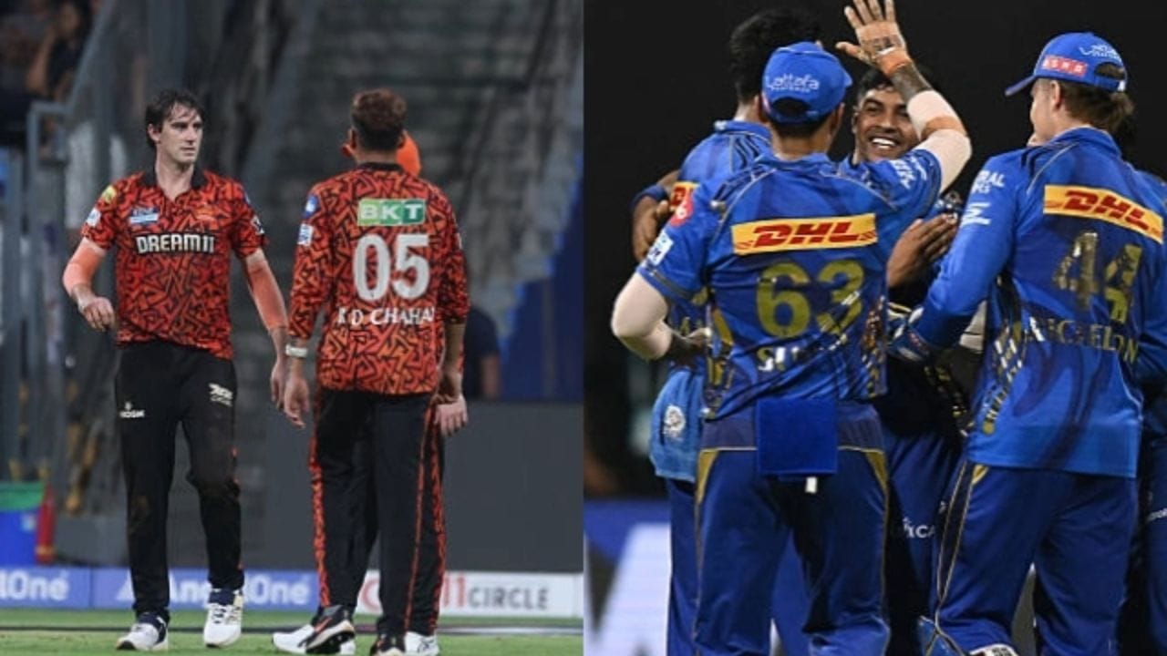SRH vs MI: આ જ સ્કોર સાથે ચોથા નંબર પર SRH અને મુંબઈ ઈન્ડિયન્સ વચ્ચેનો મુકાબલો પણ સામેલ છે, જ્યાં બેટ્સમેનોએ રનોનો ભારે વરસાદ કર્યો હતો.  આ મેચનો કુલ સ્કોર (ટોટલ) 523 રન સુધી પહોંચી ગયો હતો. (Photo-Google) 