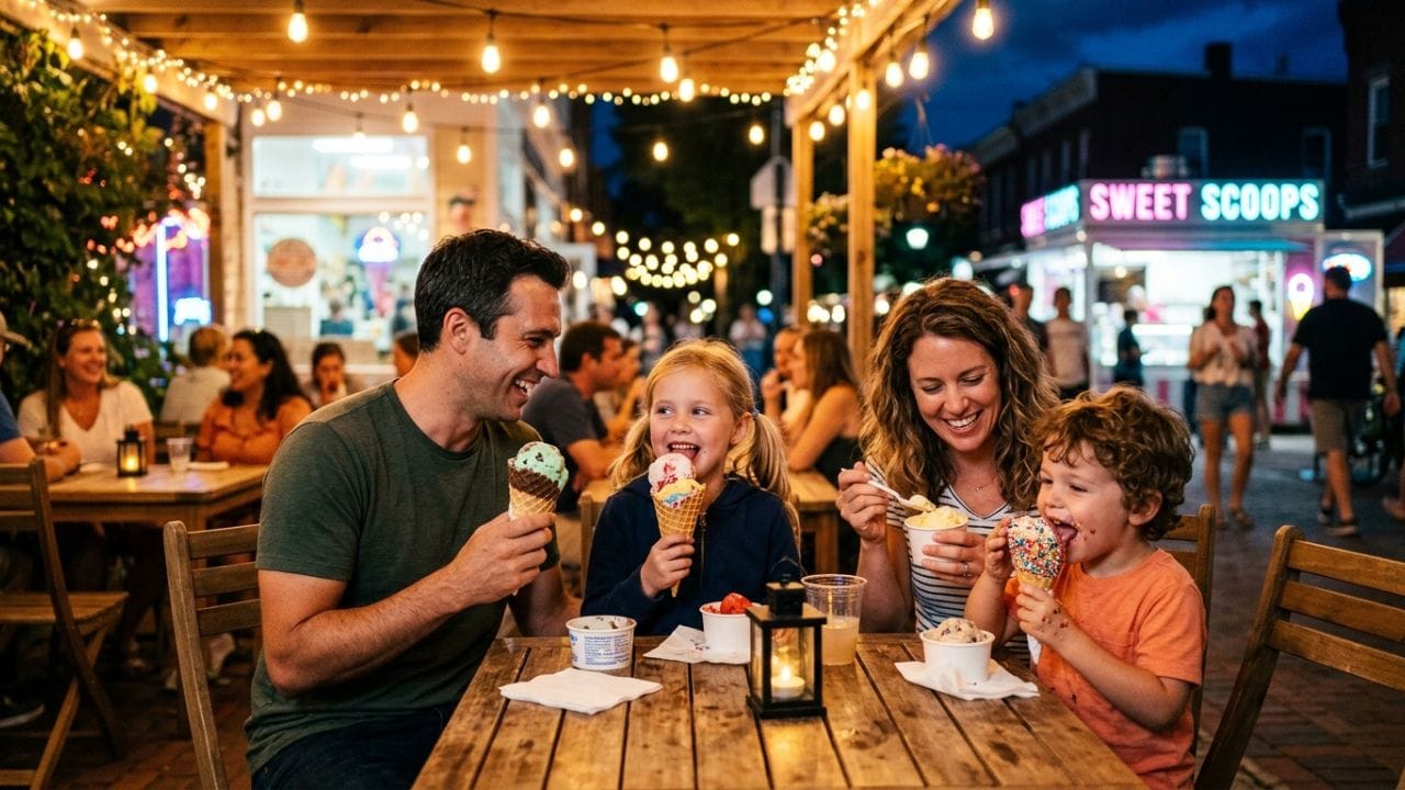 પરંપરા કેવી રીતે શરૂ થઈ?: 20મી સદીની શરૂઆતમાં અહીં આઈસ્ક્રીમનું ચલણ વધ્યું હતું. દરિયાકાંઠાની આબોહવા અને કુટુંબ દ્વારા ચલાવવામાં આવતા સસ્તા પાર્લરોને કારણે આઈસ્ક્રીમ અહીંના લોકોની રોજિંદી જિંદગી અને ઓળખનો એક મહત્વનો હિસ્સો બની ગઈ છે.