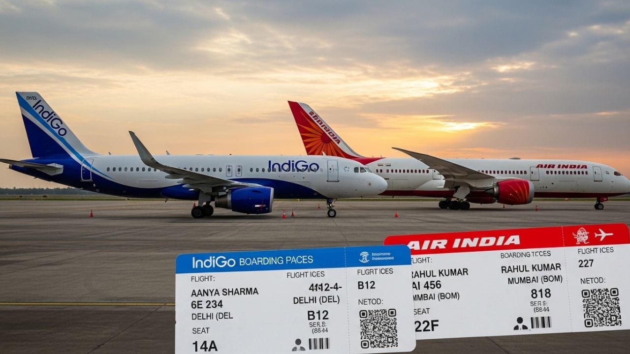 Airlines (હવાઈ મુસાફરી): આકાશમાં ઉડવું હવે વધુ ખર્ચાળ બનશે. એર ઈન્ડિયા અને ઈન્ડિગો જેવી એરલાઈન્સે ફ્યુઅલ સરચાર્જ વસૂલવાનું શરૂ કર્યું છે, જેનાથી ફ્લાઈટની ટિકિટોના ભાવમાં મોટો ઉછાળો જોવા મળશે.