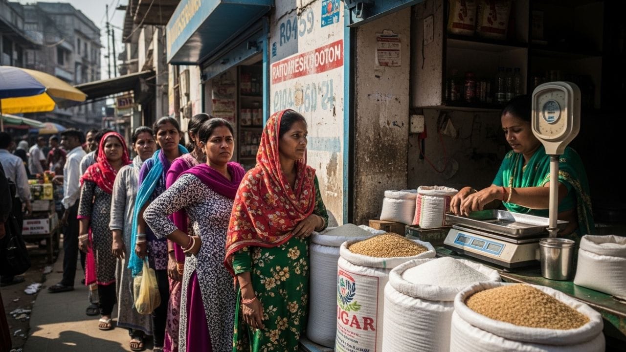 એક તરફ રાશનની ખુશખબર છે, તો બીજી તરફ ઇન્ટરનેટ પર જોખમ તોળાઈ રહ્યું છે. 'સ્ટ્રેટ ઓફ હોર્મુઝ'માં જો દરિયાઈ કેબલ કપાય તો ડિજિટલ વ્યવહારો અને PDS સિસ્ટમ પર તેની ગંભીર અસર પડી શકે છે.