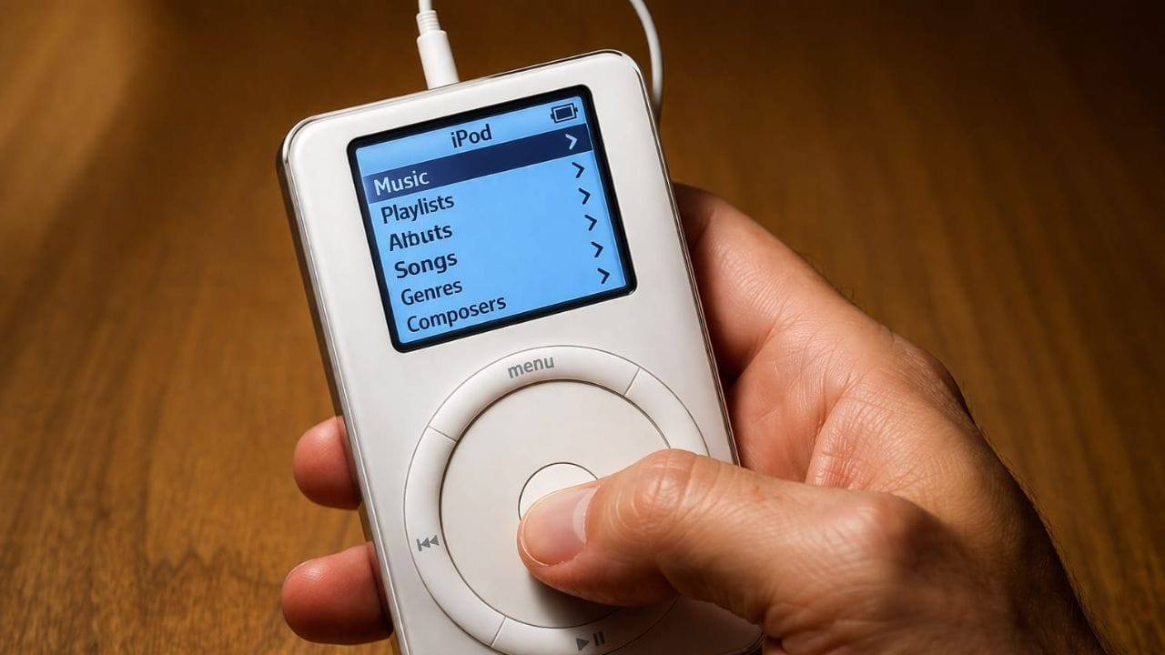 iPod એ લોકોની સંગીત સાંભળવાની રીતને સંપૂર્ણ બદલી નાખી. નાનકડા ડિવાઇસમાં હજારો ગીતો રાખવાની સુવિધા એ સમયે એક નવી કલ્પના હતી. તેની સ્ક્રોલ-વ્હીલ ડિઝાઇન અને સરળ ઇન્ટરફેસે તેને યુવાનોમાં ખાસ લોકપ્રિય બનાવ્યું. (Image Credit- Social Media)