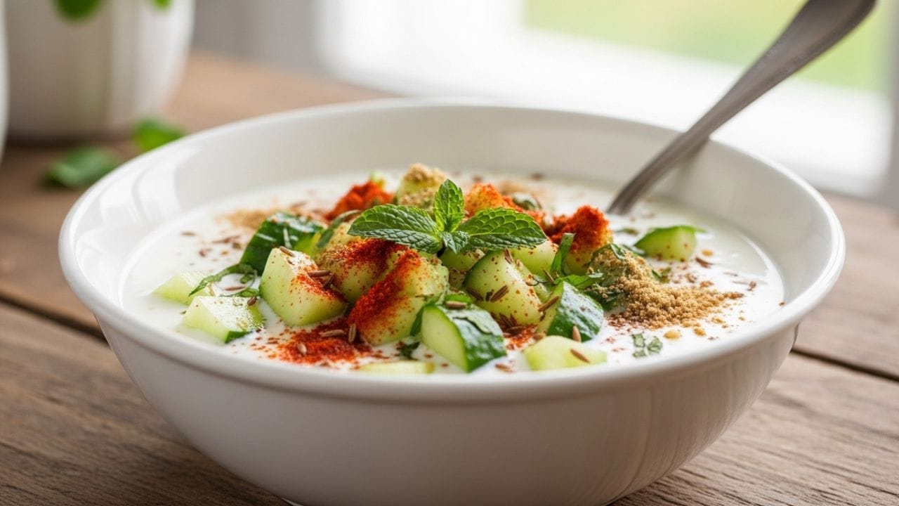 દહીં અને કાકડી એટલે કે રાયતું યોગ્ય કે ખોટું: ભારતીય ઘરોમાં કાકડીનું રાયતું ખૂબ જ લોકપ્રિય છે. પરંતુ આયુર્વેદ મુજબ આ બંનેની તાસીર ઠંડી હોવાથી તે પાચન પ્રક્રિયાને ધીમી કરી શકે છે અને શરીરમાં કફ વધારી શકે છે. પોષણ વિજ્ઞાન મુજબ આ સુરક્ષિત છે પણ આયુર્વેદમાં પાચનને મહત્વ આપીને સાવચેત રહેવા જણાવાયું છે.