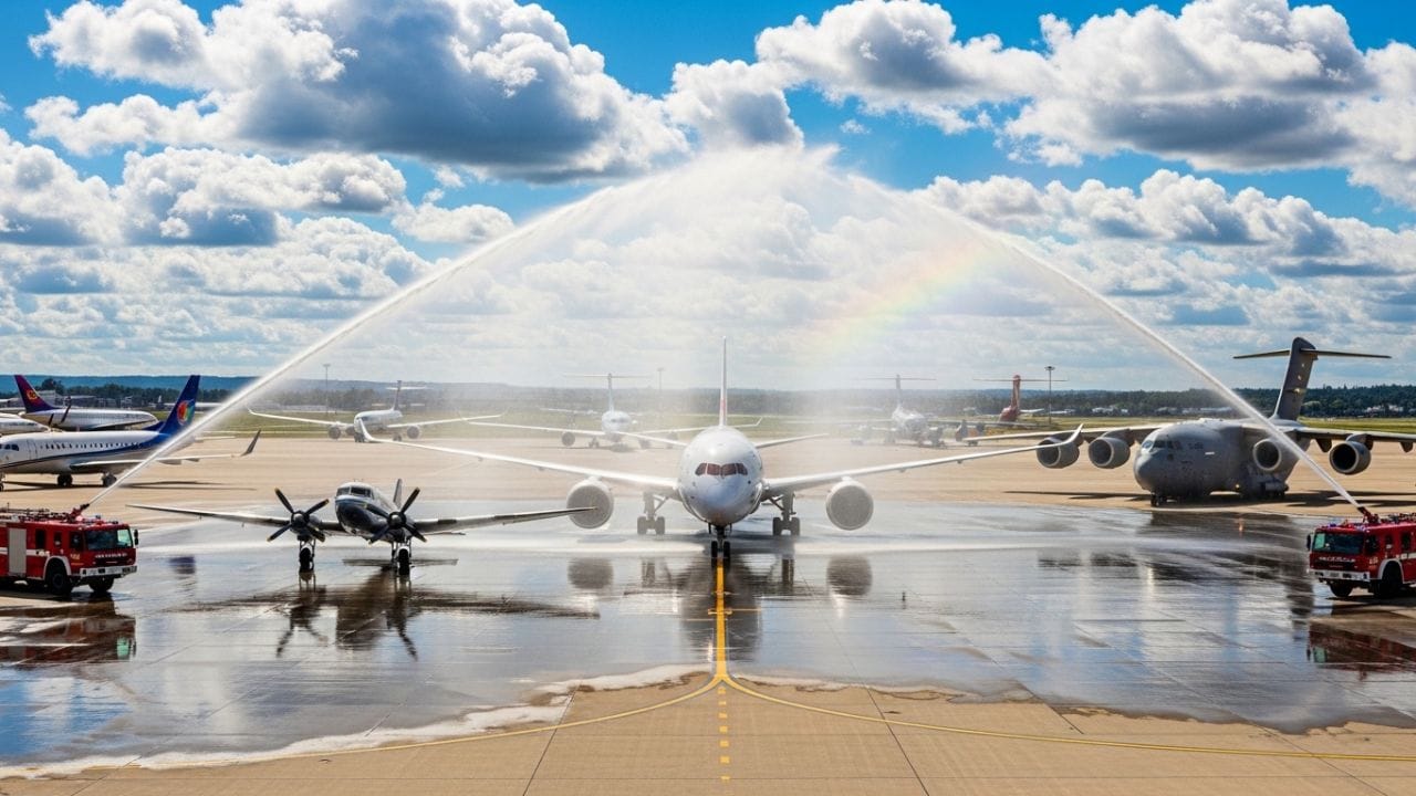 ઉનાળામાં જ્યારે રનવે 50 ડિગ્રીથી વધુ તપે છે, ત્યારે લેન્ડિંગ વખતે ટાયર અને રનવે વચ્ચેના ઘર્ષણને ઠંડુ કરવા માટે પણ પાણીનો સહારો લેવો પડે છે.