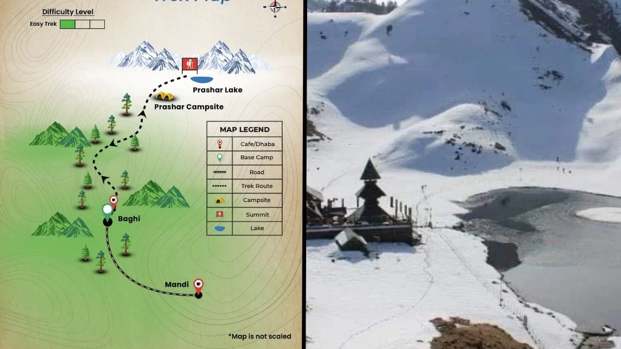 દિલ્હીથી પરાશર લેક પહોંચવું સરળ અને રોમાંચક છે. રોડ ટ્રિપ સૌથી લોકપ્રિય વિકલ્પ છે, જેમાં તમે દિલ્હી થી ચંડીગઢ અને બિલાસપુર થઈને મંડિ સુધી પહોંચી શકો છો. આ સફર લગભગ 12થી 14 કલાકમાં પૂર્ણ થાય છે. મંડિ પહોંચ્યા પછી બગ્ગી ગામ સુધી જવું પડે છે, જ્યાંથી લેક સુધીનો ટ્રેક શરૂ થાય છે. ઉપરાંત, તમે દિલ્હીથી વોલ્વો બસ દ્વારા ચંડીગઢ અથવા ઊના સુધી જઈ શકો છો અને ત્યાંથી આગળ બસ અથવા ટેક્સી લઈ શકો છો. ફ્લાઇટ દ્વારા કુલ્લુ (ભુન્તર એરપોર્ટ) પહોંચીને ત્યાંથી મંડી સુધી લગભગ 60 કિમીનો રસ્તો છે.