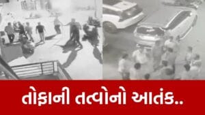 સરદારનગરમાં મોડી રાત્રે નીકળેલી તોફાની ગેંગના CCTV વાયરલ
