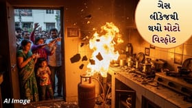 નારણપુરામાં એક જ ઘરમાં 5 લોકો ગંભીર રીતે દાઝ્યા, જુઓ Video