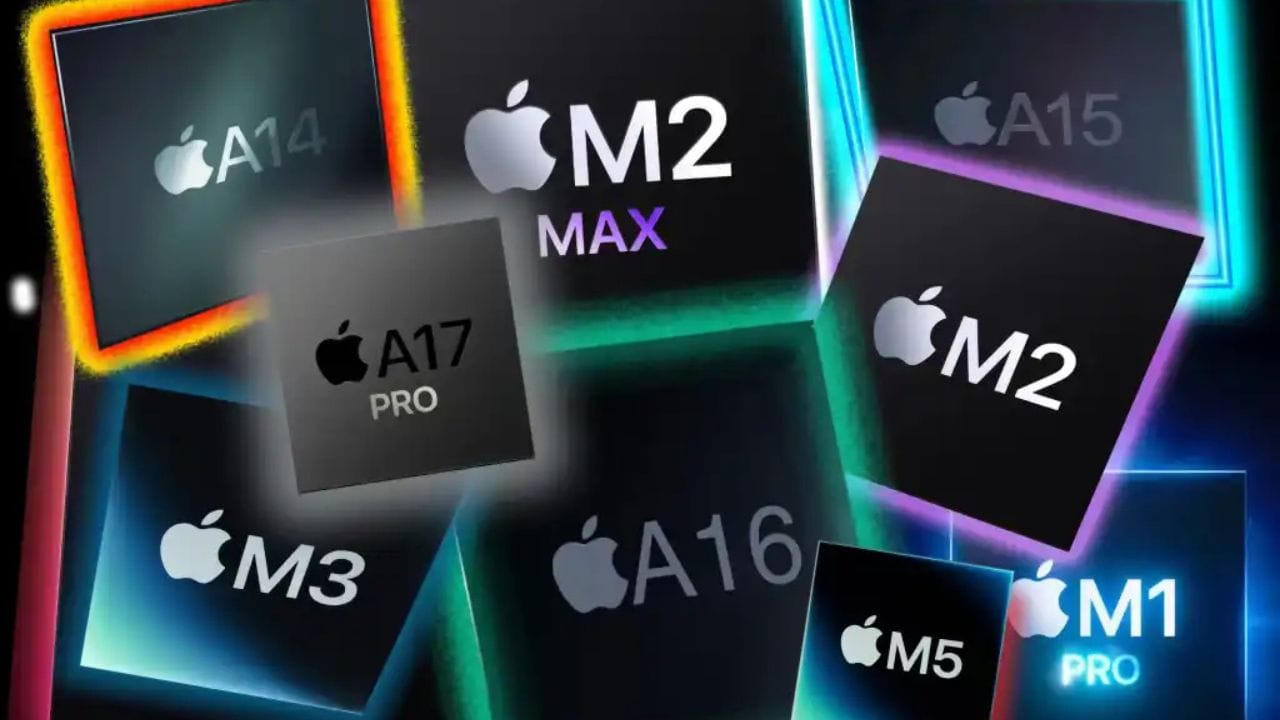 Apple Silicon- પરફોર્મન્સની નવી વ્યાખ્યા: 2020માં M1 ચિપ સાથે Intel છોડીને એપલે પોતાની ચીપ ડિઝાઇન શરૂ કરી. Macની સ્પીડ અને બેટરી લાઈફમાં સુધારો થયો. (Image Credit Source: Social Media)